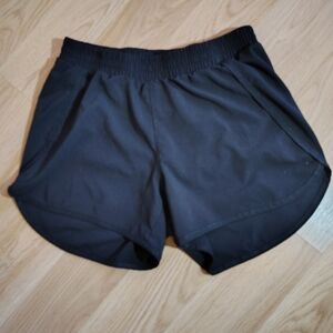 Girls Black Athletic Shorts